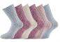 Preview: 3 Paar TippTexx 24 Damen Norwegersocken in schönen Pastellfarben